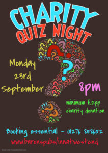 Image for Date for your diary – next Quiz Night