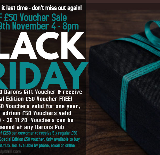 Image for Black Friday BOGOF Voucher Sale!