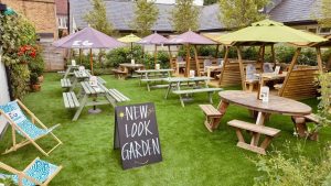 Image for Our lovely pub garden has had a makeover