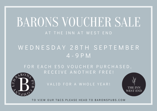 Image for BOGOF Gift Voucher Sale