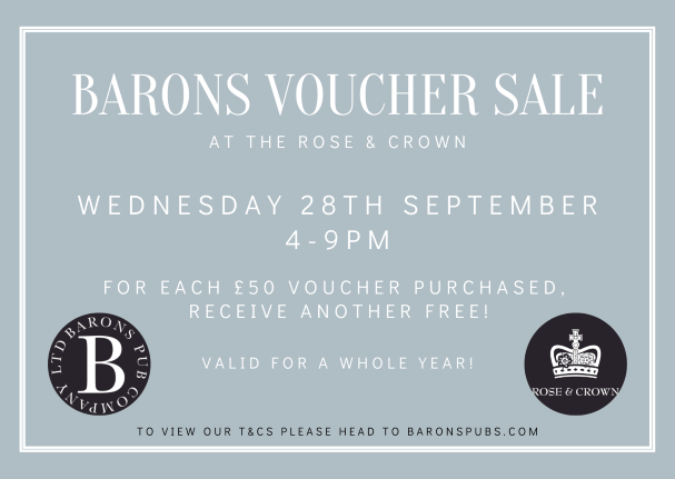 Image for BOGOF Voucher Sale