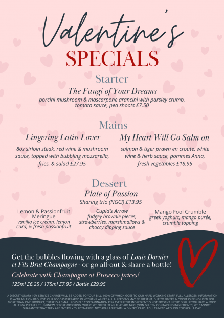 Image for Valentine’s Specials