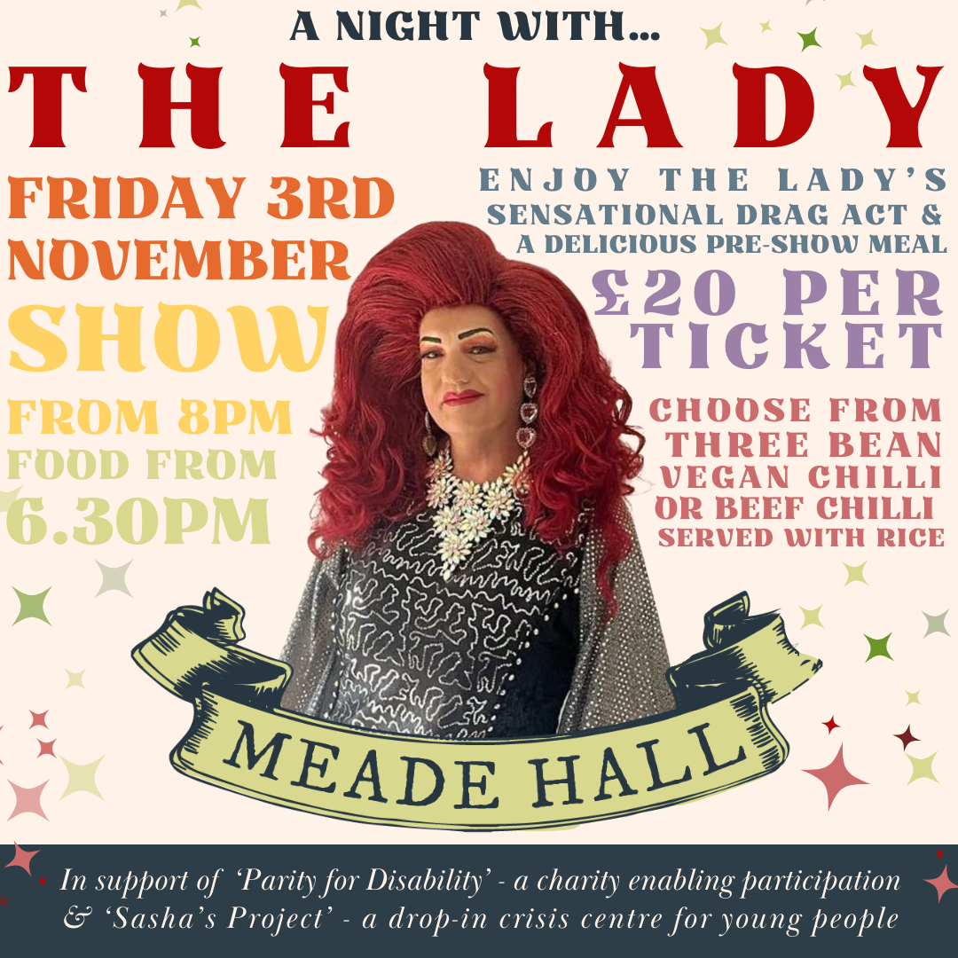 Drag Night in Meade Hall Meade Hall, Camberley Surrey Hampshire The Crown & Cushion