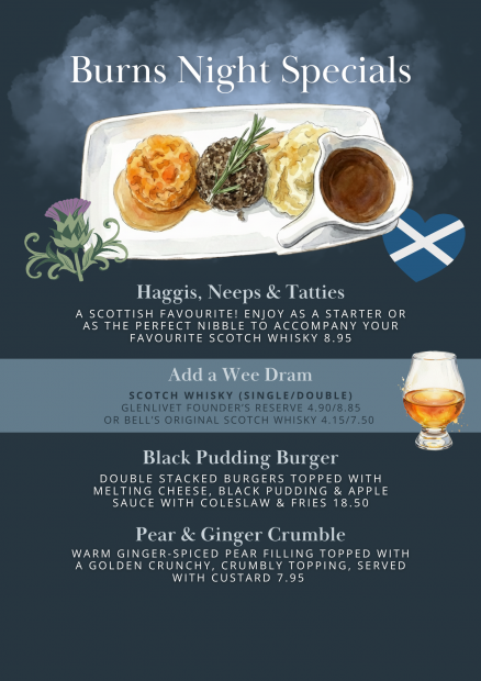 Image for Burns Night Specials 2026