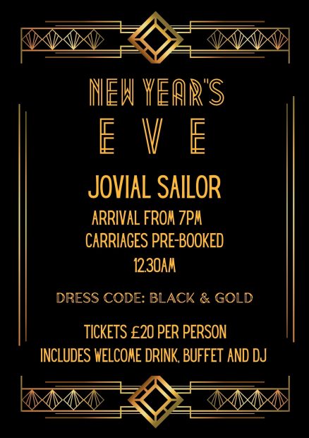 Image for NYE at The Jovial Sailor