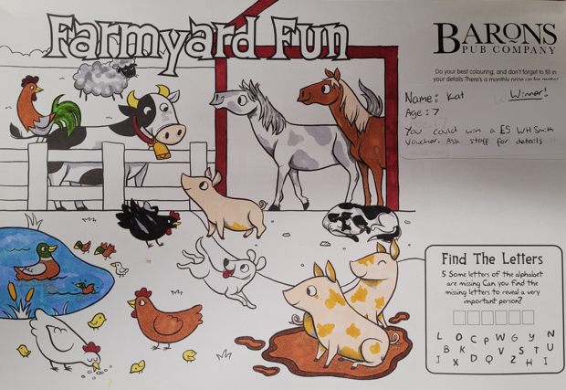 Image for August Colouring Competition Winner